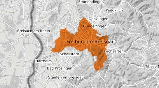 Mietspiegelkarte Freiburg im Breisgau